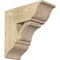Ekena Millwork Legacy Traditional Rough Sawn Bracket w/ Offset Brace, Douglas Fir, 8"W x 18"D x 18"H BKT0806X18X18LEC01RDF - alternate 1